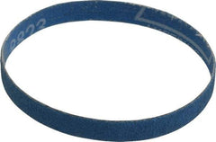 Norton - 1/2" Wide x 12" OAL, 60 Grit, Zirconia Alumina Abrasive Belt - Zirconia Alumina, Medium, Coated, X Weighted Cloth Backing, Series R823 - Top Tool & Supply