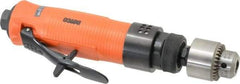 Dotco - 1/4" Keyed Chuck - Inline Handle, 3,500 RPM, 0.3 hp, 90 psi - Top Tool & Supply