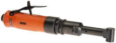 Dotco - 1/4" Keyless Chuck - Right Angle Handle, 4,000 RPM, 0.4 hp, 90 psi - Top Tool & Supply