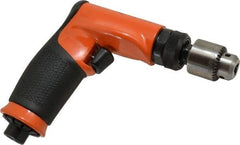 Dotco - 1/4" Keyed Chuck - Pistol Grip Handle, 3,800 RPM, 0.4 hp, 90 psi - Top Tool & Supply