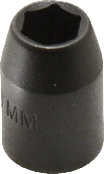 Proto - 3/8" Drive 9mm Standard Impact Socket - 6 Points, 1-1/32" OAL - Top Tool & Supply