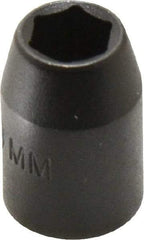 Proto - 3/8" Drive 9mm Standard Impact Socket - 6 Points, 1-1/32" OAL - Top Tool & Supply