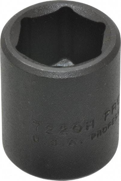 Proto - 3/8" Drive 5/8" Standard Impact Socket - 6 Points, 1-3/32" OAL - Top Tool & Supply