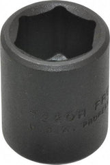 Proto - 3/8" Drive 5/8" Standard Impact Socket - 6 Points, 1-3/32" OAL - Top Tool & Supply