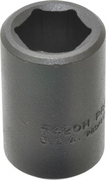 Proto - 1/2" Drive 5/8" Standard Impact Socket - 6 Points, 1-1/2" OAL - Top Tool & Supply