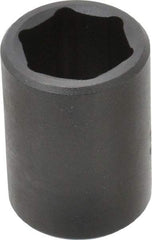 Proto - 1/2" Drive 21mm Standard Impact Socket - 6 Points, 1-39/64" OAL - Top Tool & Supply