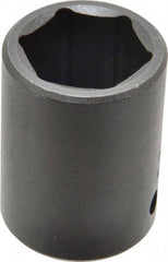 Proto - 1/2" Drive 23mm Standard Impact Socket - 6 Points, 1-39/64" OAL - Top Tool & Supply