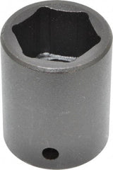 Proto - 1/2" Drive 25mm Standard Impact Socket - 6 Points, 1-3/4" OAL - Top Tool & Supply