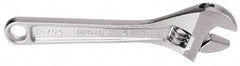 Proto - 2-1/16" Jaw Capacity, 18" Standard Adjustable Wrench - Steel, Chrome Finish - Top Tool & Supply