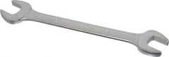 Proto - 13/16" x 7/8" Standard Open End Wrench - 10-1/8" OAL, Double End, Satin Finish, 15° Head Angle - Top Tool & Supply