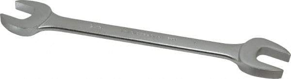 Proto - 15/16" x 1" Standard Open End Wrench - 11-1/2" OAL, Double End, Satin Finish, 15° Head Angle - Top Tool & Supply