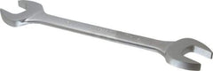 Proto - 1-1/2" x 1-5/8" Standard Open End Wrench - 17" OAL, Double End, Satin Finish, 15° Head Angle - Top Tool & Supply