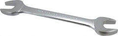 Proto - 1-11/16" x 1-13/16" Standard Open End Wrench - 18-1/2" OAL, Double End, Satin Finish, 15° Head Angle - Top Tool & Supply