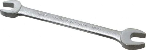 Proto - 12mm x 13mm Standard Open End Wrench - 6-3/8" OAL, Double End, Satin Finish, 15° Head Angle - Top Tool & Supply