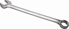 Proto - 2-3/16" 12 Point Offset Combination Wrench - 15° Offset Angle, 29-1/2" OAL, Steel, Satin Finish - Top Tool & Supply