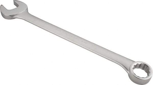 Proto - 2-3/8" 12 Point Offset Combination Wrench - 15° Offset Angle, 31-1/2" OAL, Steel, Satin Finish - Top Tool & Supply