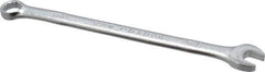 Proto - 8mm 12 Point Offset Combination Wrench - 15° Offset Angle, 5-13/32" OAL, Steel, Satin Finish - Top Tool & Supply