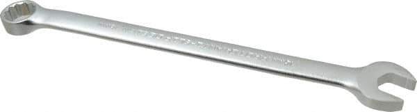 Proto - 16mm 12 Point Combination Wrench - 15° Offset Angle, 9-13/32" OAL, Steel, Satin Finish - Top Tool & Supply