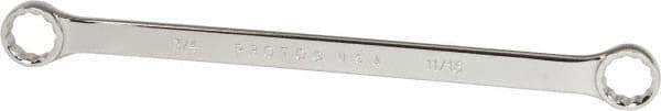 Proto - 11/16" x 3/4" 12 Point Offset Box Wrench - Double End, 11-1/8" OAL, Steel, Polished Finish, 15° Offset - Top Tool & Supply