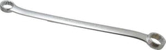 Proto - 1-1/4" x 1-3/8" 12 Point Offset Box Wrench - Double End, 20-1/4" OAL, Steel, Polished Finish, 15° Offset - Top Tool & Supply