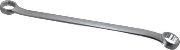 Proto - 1-7/16" x 1-1/2" 12 Point Offset Box Wrench - Double End, 22-1/4" OAL, Steel, Polished Finish, 15° Offset - Top Tool & Supply