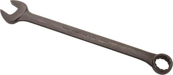 Proto - 1-3/4" 12 Point Offset Combination Wrench - 15° Offset Angle, 25" OAL, Steel, Black Finish - Top Tool & Supply