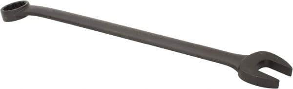 Proto - 1-13/16" 12 Point Offset Combination Wrench - 15° Offset Angle, 25" OAL, Steel, Black Finish - Top Tool & Supply