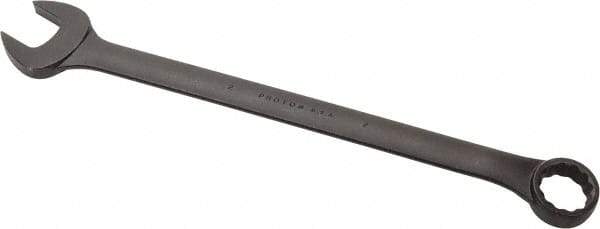 Proto - 2" 12 Point Offset Combination Wrench - 15° Offset Angle, 28" OAL, Steel, Black Finish - Top Tool & Supply