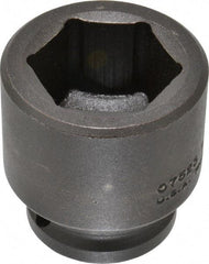 Proto - 3/4" Drive 1-7/16" Standard Impact Socket - 6 Points, 2-5/16" OAL - Top Tool & Supply