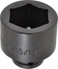 Proto - 3/4" Drive 1-15/16" Standard Impact Socket - 6 Points, 2-13/16" OAL - Top Tool & Supply