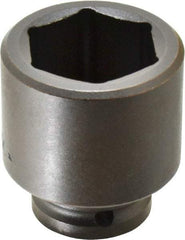 Proto - 3/4" Drive 43mm Standard Impact Socket - 6 Points, 2-3/4" OAL - Top Tool & Supply