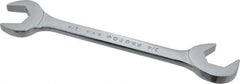 Proto - 3/4" Standard Open End Wrench - 7" OAL, Double End, Chrome Finish, 15° & 60° Head Angle - Top Tool & Supply