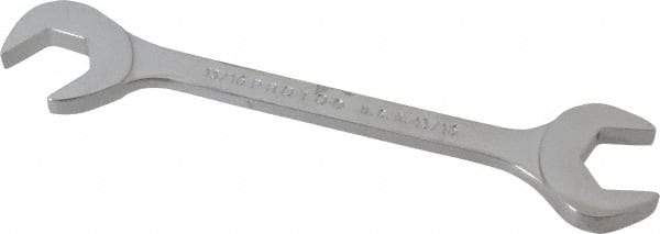 Proto - 13/16" Standard Open End Wrench - 7-1/2" OAL, Double End, Chrome Finish, 15° & 60° Head Angle - Top Tool & Supply