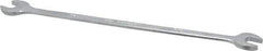 Proto - 7/16" x 1/2" Standard Extra Thin Open End Wrench - 10" OAL, Double End, Satin Finish, 15° Head Angle - Top Tool & Supply