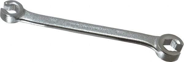 Proto - 9 x 11mm, Chrome Finish, Open End Flare Nut Wrench - 6 Points, 6-5/16" OAL, Steel, Double End Head - Top Tool & Supply