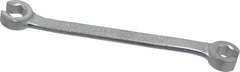 Proto - 10 x 12mm, Chrome Finish, Open End Flare Nut Wrench - 6 Points, 6-15/16" OAL, Steel, Double End Head - Top Tool & Supply