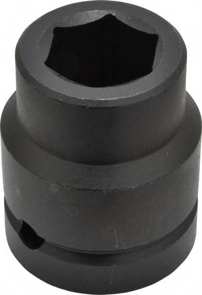 Proto - 1" Drive 1" Standard Impact Socket - 6 Points, 2-1/2" OAL - Top Tool & Supply