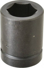 Proto - 1" Drive 1-1/4" Standard Impact Socket - 6 Points, 2-5/8" OAL - Top Tool & Supply