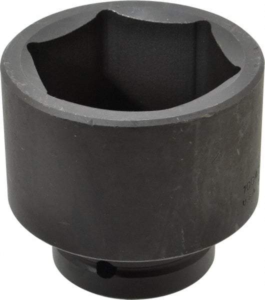 Proto - 1" Drive 2-15/16" Standard Impact Socket - 6 Points, 3-7/8" OAL - Top Tool & Supply