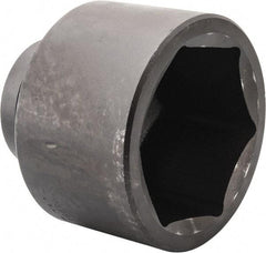 Proto - 1" Drive 3-1/4" Standard Impact Socket - 6 Points, 4-3/8" OAL - Top Tool & Supply