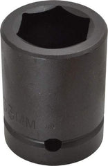 Proto - 1" Drive 33mm Standard Impact Socket - 6 Points, 2-7/16" OAL - Top Tool & Supply