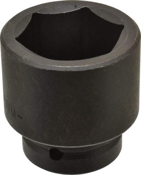 Proto - 1" Drive 55mm Standard Impact Socket - 6 Points, 3-7/64" OAL - Top Tool & Supply