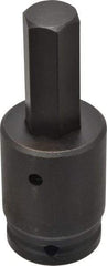 Proto - 3/4" Drive, 7/8" Impact Hex Bit Socket - 2-7/32" Bit Length, 4-3/4" OAL - Top Tool & Supply