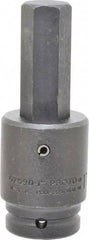 Proto - 3/4" Drive, 1" Impact Hex Bit Socket - 2-33/64" Bit Length, 5-15/64" OAL - Top Tool & Supply