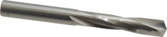 Screw Machine Length Drill Bit: 0.272″ Dia, 135 °, Solid Carbide Bright/Uncoated, Right Hand Cut, Spiral Flute, Straight-Cylindrical Shank