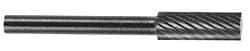 M.A. Ford - 3/32" Cut Diam, 1/8" Shank Diam, Cylinder Head Single Cut Burr - Carbide, Flat End, 7/16" LOC, 1-1/2" OAL - Top Tool & Supply