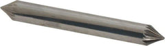 Atrax - 1/4" Cut Diam, 1/4" Shank Diam, Taper Head Single Cut Burr - Carbide, Radius End, 3/16" LOC, 2" OAL - Top Tool & Supply