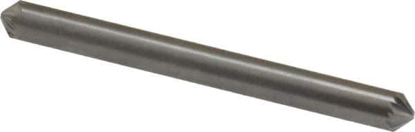 Atrax - 3/16" Cut Diam, 3/16" Shank Diam, Cone Head Single Cut Burr - Carbide, Point End, 1/8" LOC, 2" OAL - Top Tool & Supply