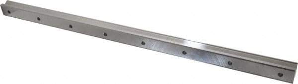 THK - 600mm OAL x 28mm Overall Width x 23mm Overall Height Horizontal Mount SSR Rail - 80mm Between Holes, 7 x 11 x 9mm Hole Size - Top Tool & Supply