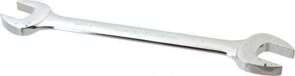 Blackhawk by Proto - 15/16" x 1" Standard Open End Wrench - 11-13/32" OAL, Double End, Full Polish Finish, 15° Head Angle - Top Tool & Supply